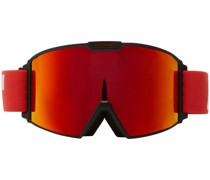Skibrille mit Farbverlauf-Optik