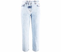 Klassische Cropped-Jeans