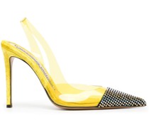 Slingback-Pumps mit Strass