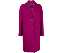 single-breasted virgin wool-blend coat