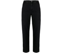 Halbhohe Tapered-Jeans
