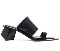 Mules aus Leder