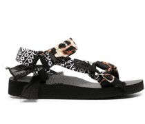 Trekky Sandalen mit Leoparden-Print