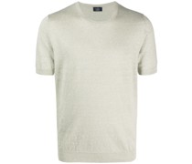 T-Shirt aus meliertem Strick
