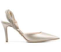 Rosie Pumps mit Kristallschleife 95mm