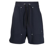 Shorts mit Logo-Schild