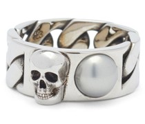 Skull Ring im Kettendesign