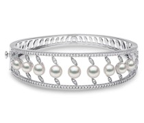 18kt Raindrop Weißgoldarmreif