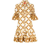 Hemdkleid mit geometrischem Print