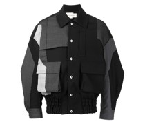 Jacke im Patchwork-Look