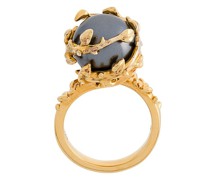 Vergoldeter 'Fairytale' Ring mit Perle