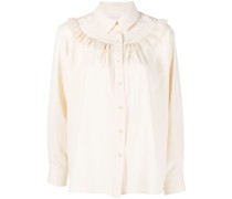 lace-trim detail blouse