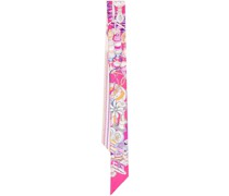 Seidenschal mit Logo-Print
