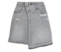 Musium Div. Jeans-Minirock im Distressed-Look