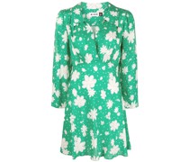 Minikleid mit Blumen-Print