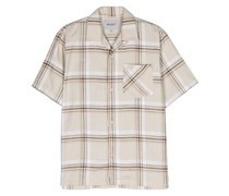 Mika plaid-check flannel shirt
