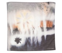 Schal mit Batikmuster