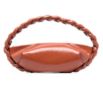 Schultertasche mit Flechtriemen