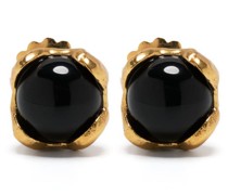 The Onyx Agate stud earrings