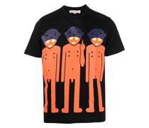 T-Shirt mit Alien-Print