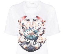 T-Shirt mit "Wasted Garden"-Print