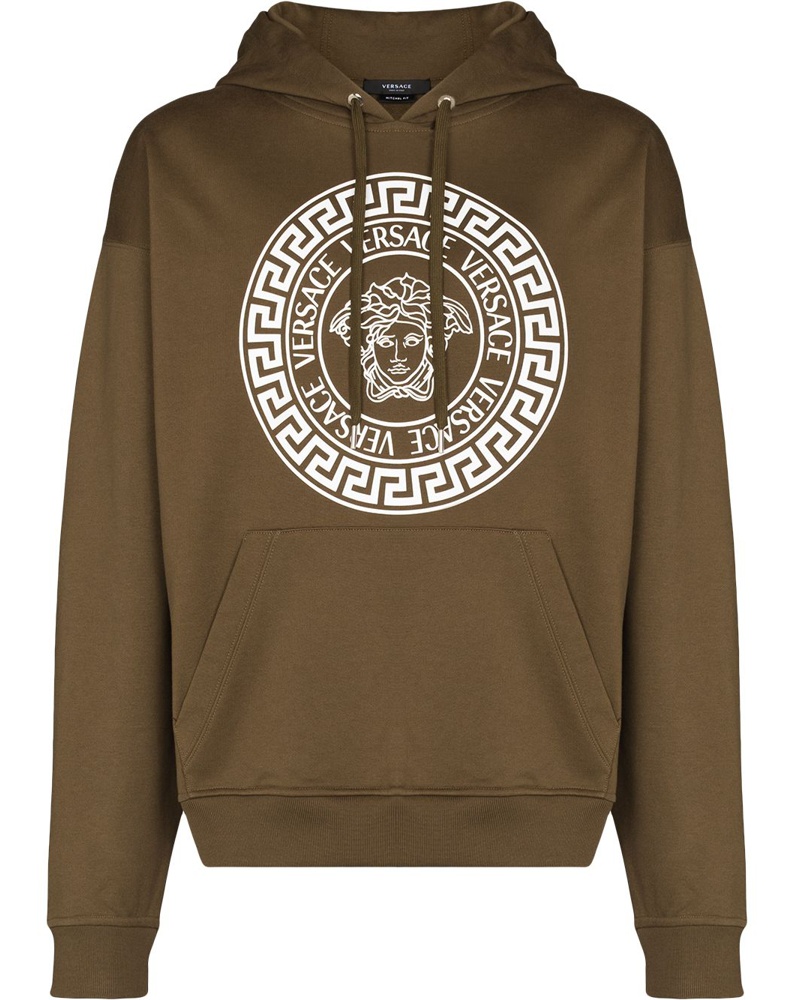 versace hoodie gold