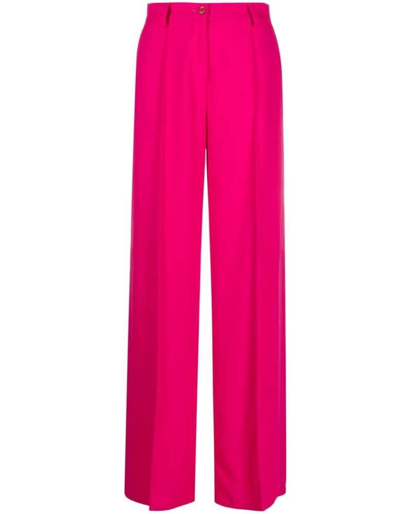 Pinko Damen High-Waist-Hose mit weitem Bein