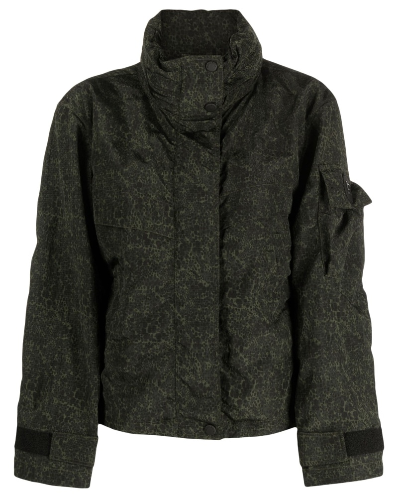 Woolrich Damen Kapuzenjacke mit Camouflage-Print