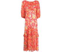 Gerüschtes Kleid