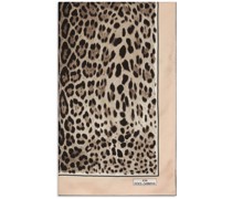 KIM DOLCE&GABBANA Schal mit Leoparden-Print