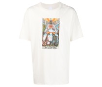 T-Shirt mit Tarot-Print