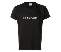 T-Shirt mit "No Pictures"-Stickerei