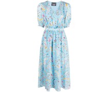 Kleid mit Blumen-Print