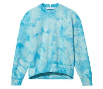 Sweatshirt mit Batikmuster