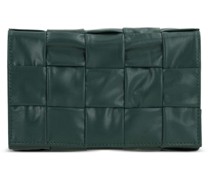 Cassette leather shoulder bag