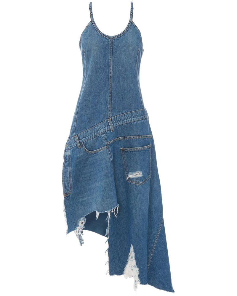 J.W.Anderson Damen Asymmetrisches Jeanskleid