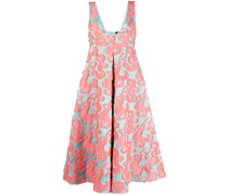 Midikleid mit Applikationen