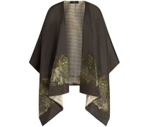 Cape mit Stickerei