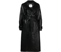 Trenchcoat aus Faux-Leder