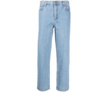 A.P.C. Weite Jeans mit hohem Bund