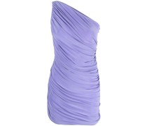 One-Shoulder-Midikleid mit Raffungen