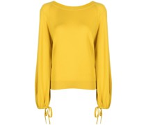 Kaschmirpullover mit rundem Ausschnitt