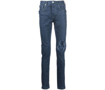 Gerade Jeans im Distressed-Look