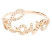 18kt Gelbgoldring mit Diamanten