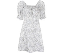 Minikleid mit Puffärmeln