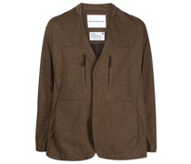 Jacke mit V-Ausschnitt