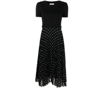 Plisseekleid mit Polka Dots