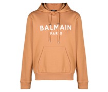 logo-print hoodie