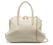 gold-tone logo tote bag