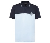 T-Shirt mit Logo-Stickerei